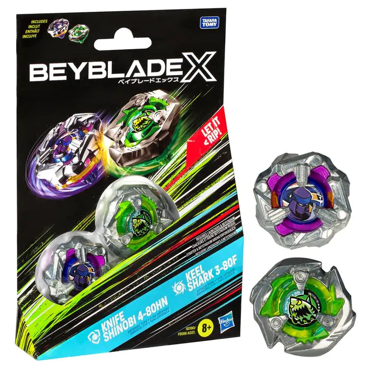 Beyblade X Beat Tyranno 4-70Q & Knife Shinobi 4-80HN gra zdjęcie produktu