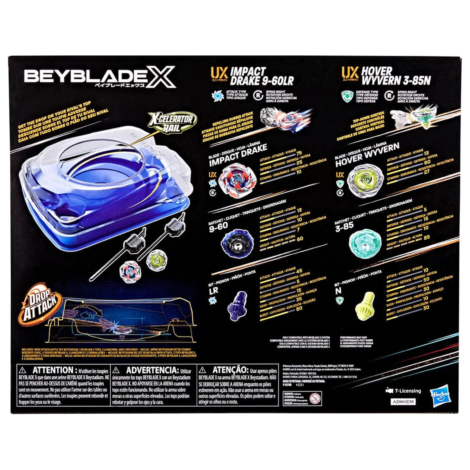 Beyblade X Zestaw Bitewny Drop Attack zdjęcie produktu