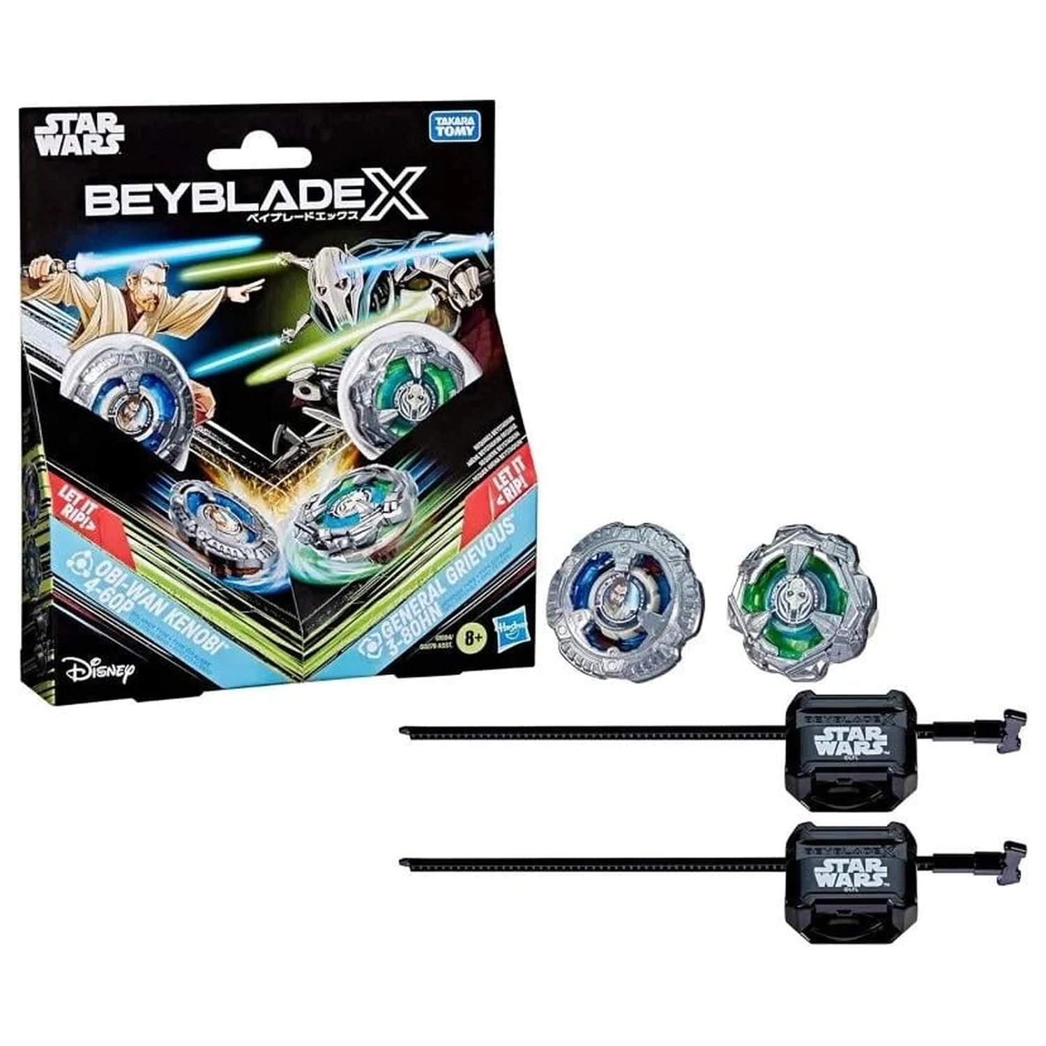 BEYBLADE X Obi-Wan Kenobi 4-60P & General Grievous 3-80HN zdjęcie produktu