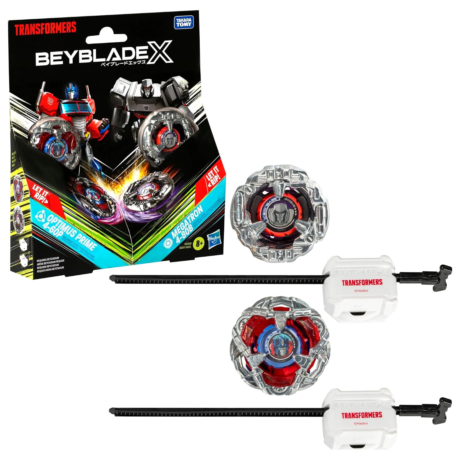 Beyblade X Optimus Prime 4-60P i Megatron 4-80B zdjęcie produktu