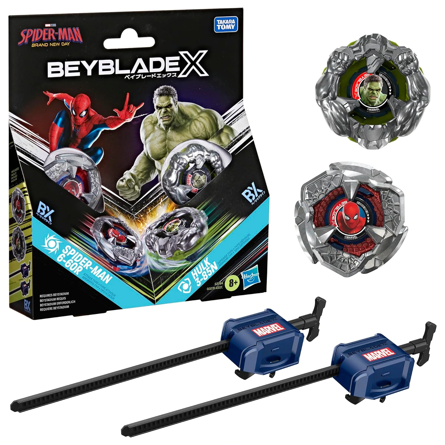 Beyblade X Spider-Man 6-60R i Hulk 3-85N zdjęcie produktu