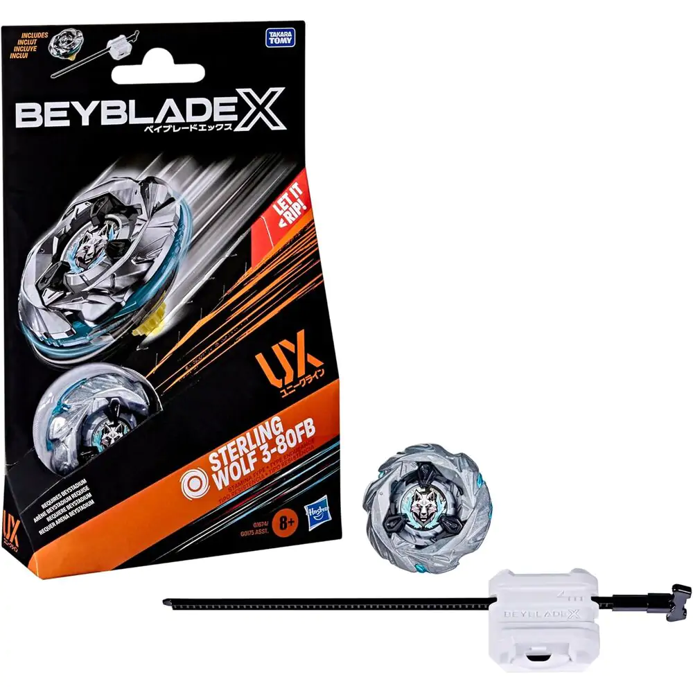 Beyblade X Sterling Wolf 3-80FB UX Zestaw startowy gra zdjęcie produktu