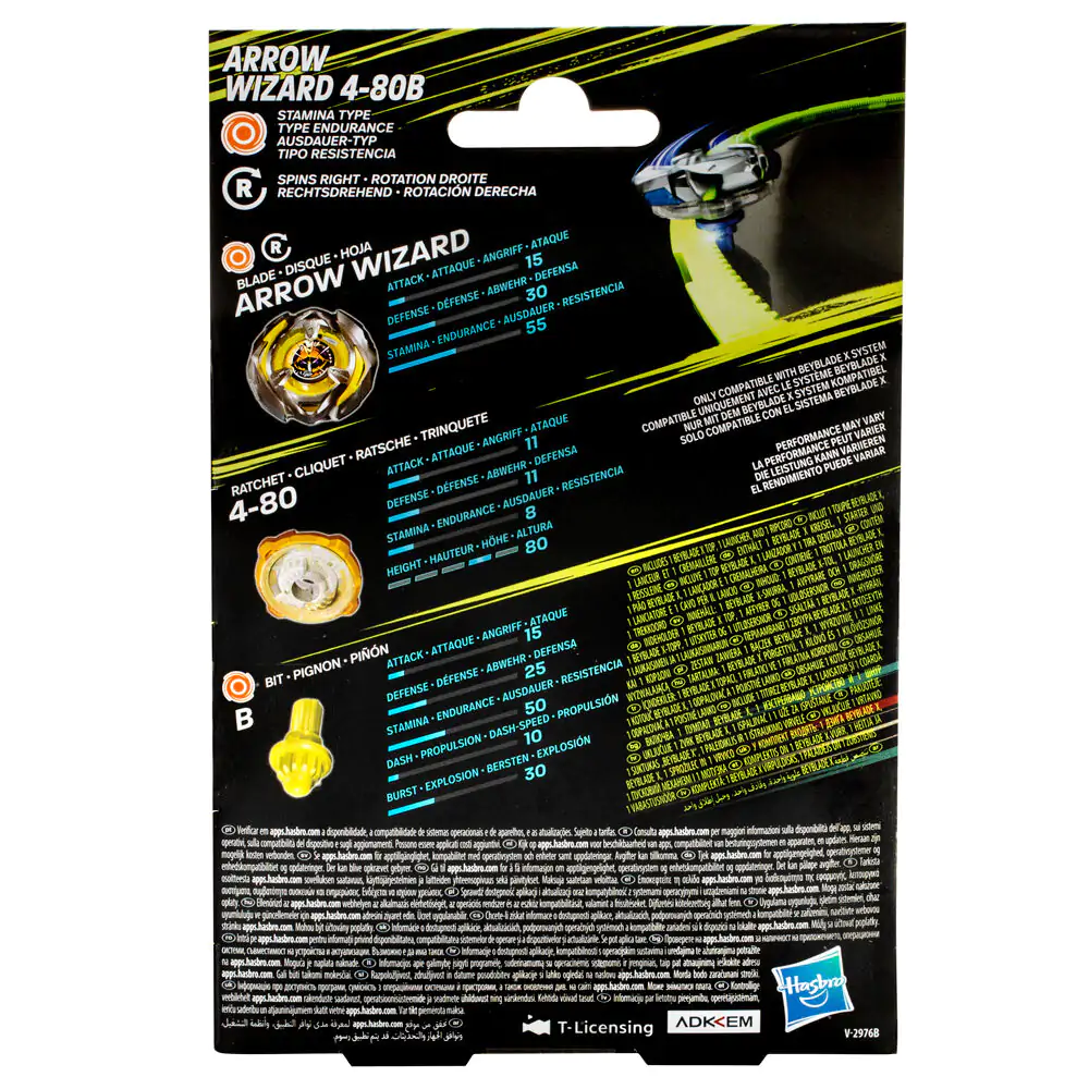 BeybladeX Arrow Wizard 4-80B gra zdjęcie produktu