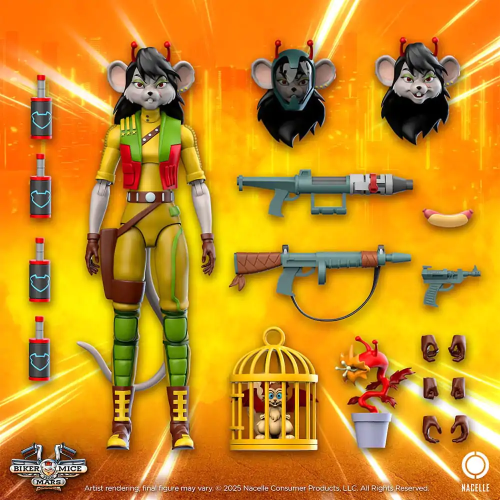 Biker Mice From Mars Figurka Akcji Karabin 23 cm zdjęcie produktu