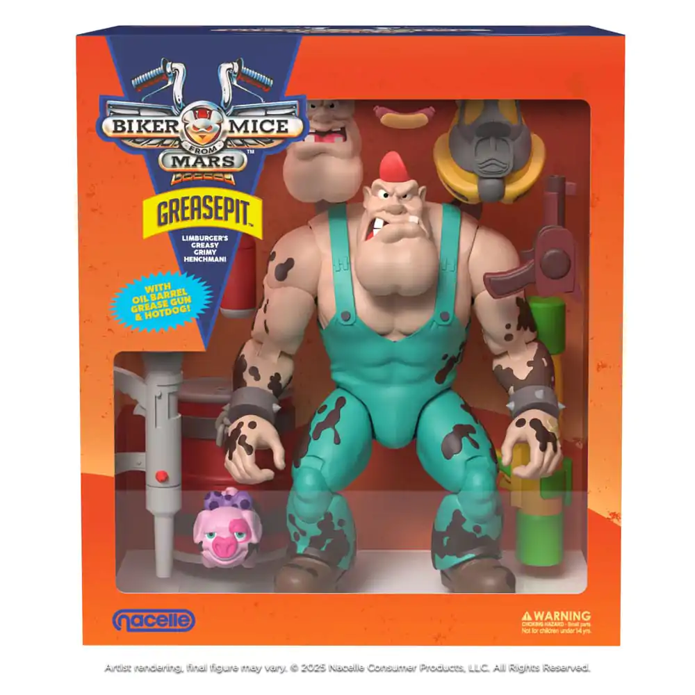 Biker Mice From Mars Figurka Akcji Greasepit 23 cm zdjęcie produktu