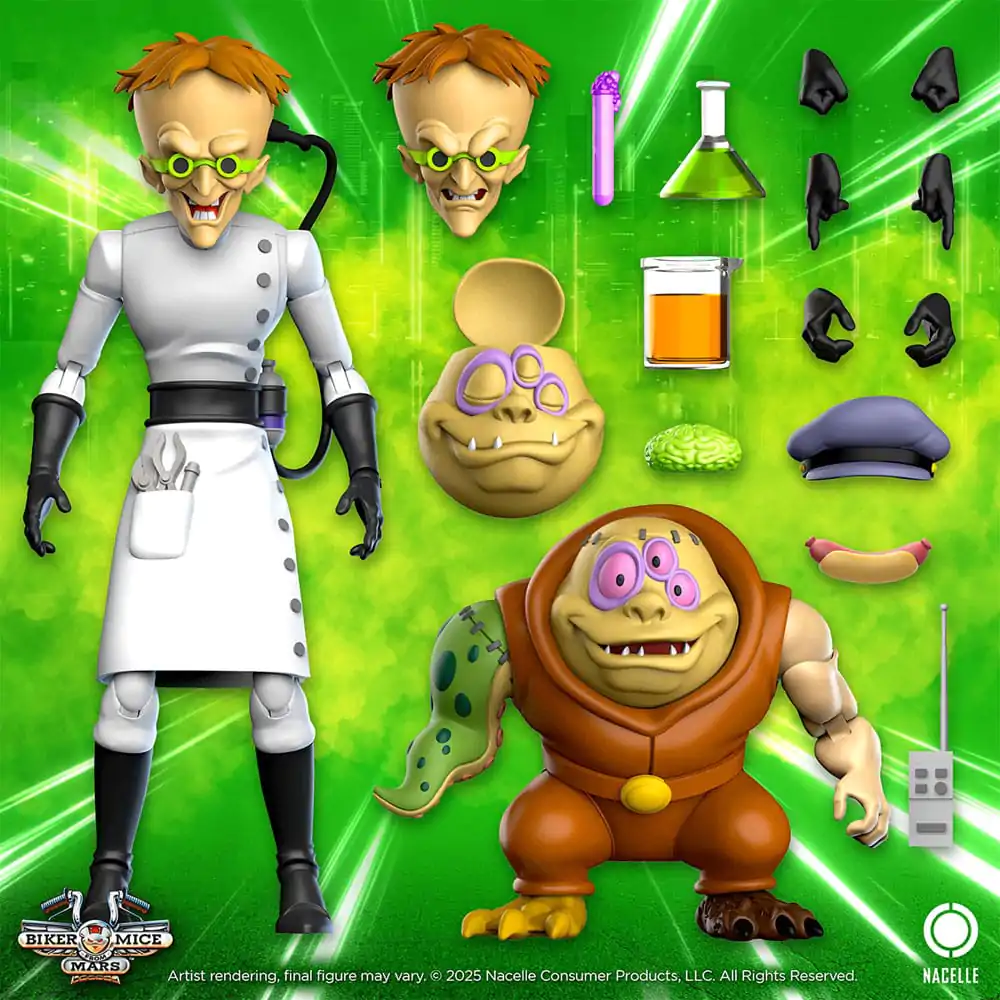 Biker Mice From Mars Action Figure Karbunkle & Fred The Mutant 23 cm zdjęcie produktu