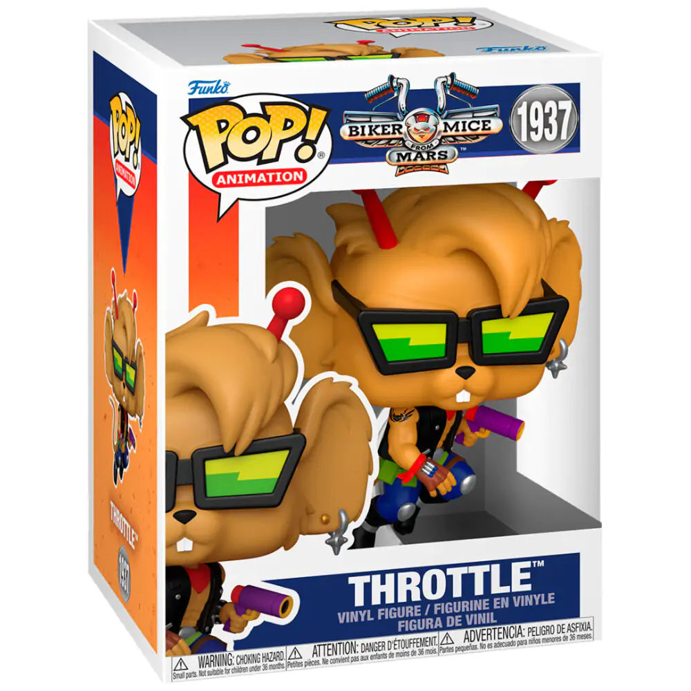 Biker Mice From Mars Pop! Animation Figurka Winylowa Throttle 9 cm zdjęcie produktu
