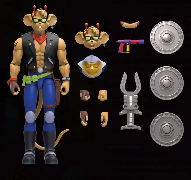 Biker Mice From Mars Figurka Akcji Throttle 18 cm zdjęcie produktu