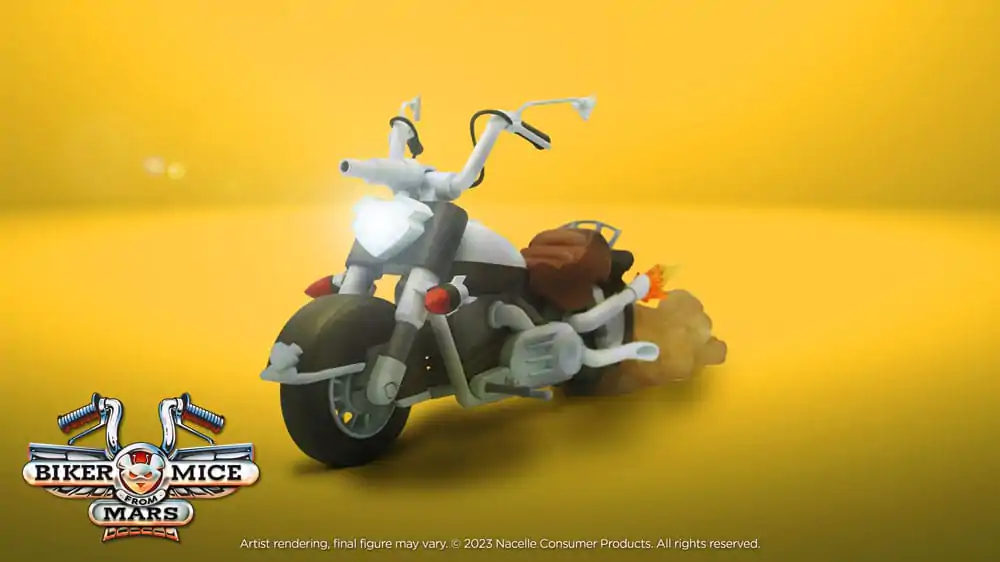 Biker Mice From Mars Pojazd Motocykl Marsjański Potwora Throttle'a 23 cm zdjęcie produktu