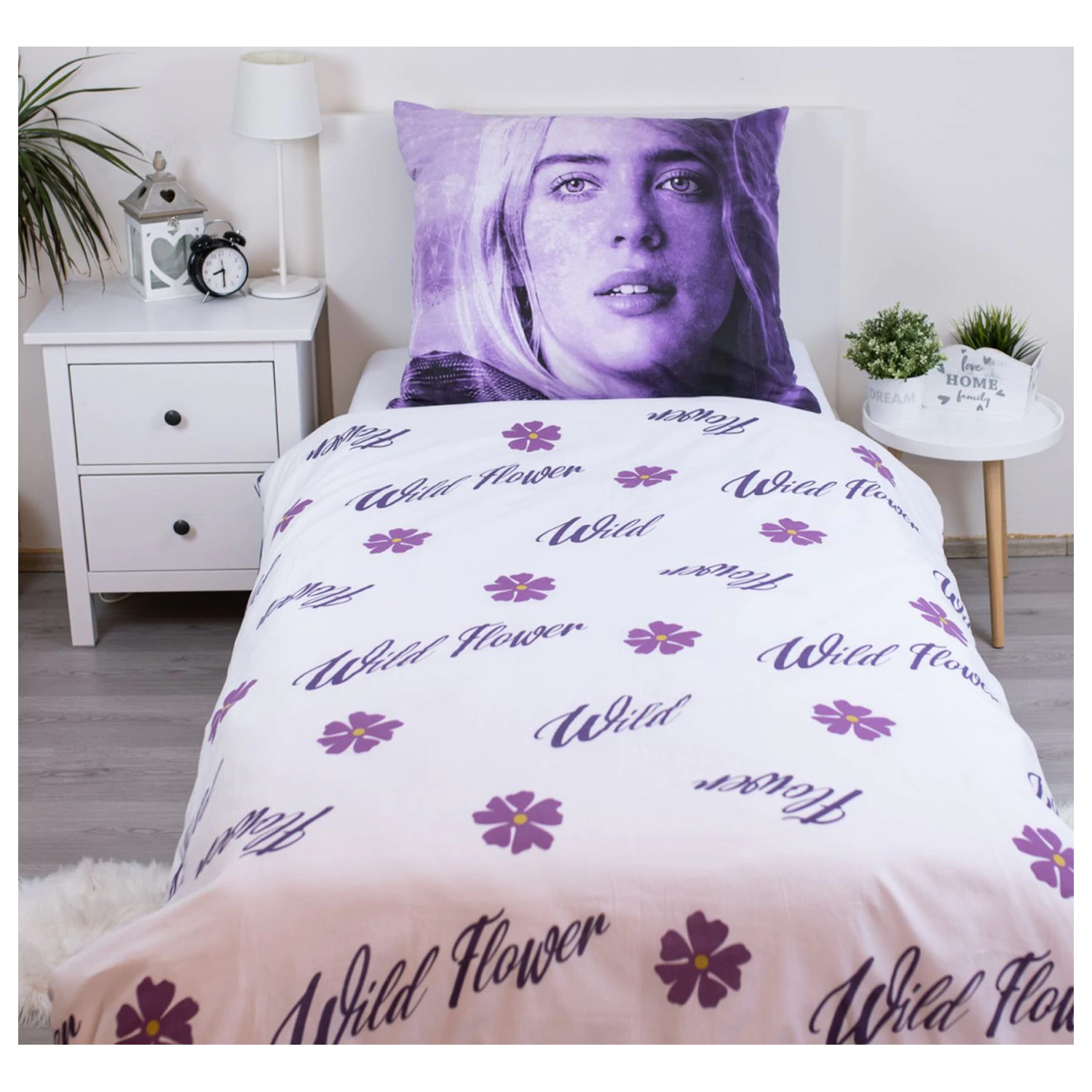 Billie Eilish Wild Flower poszwa na kołdrę zdjęcie produktu