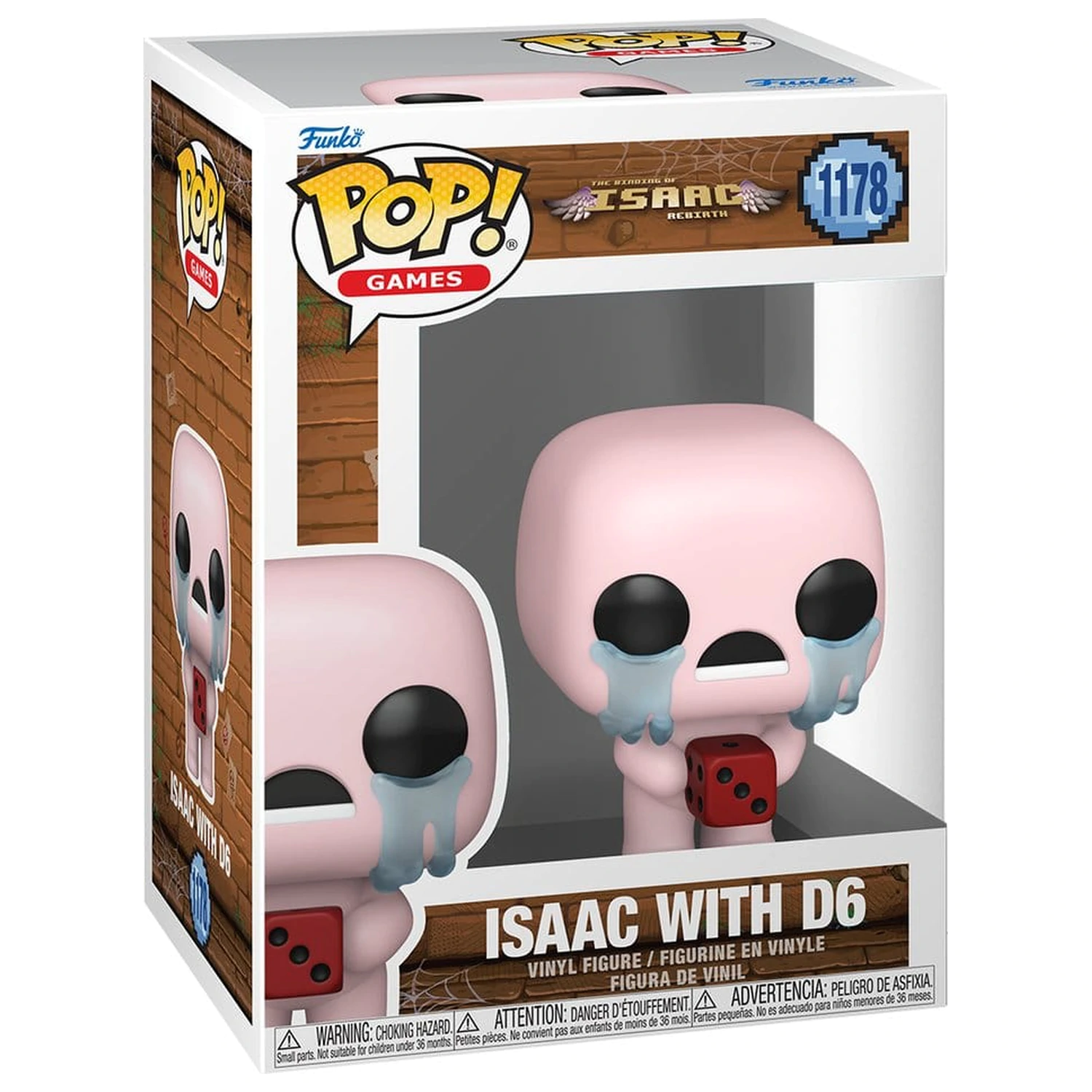 Binding of Isaac Funko POP! Games Figurka winylowa Isaac z kośćmi 9 cm zdjęcie produktu
