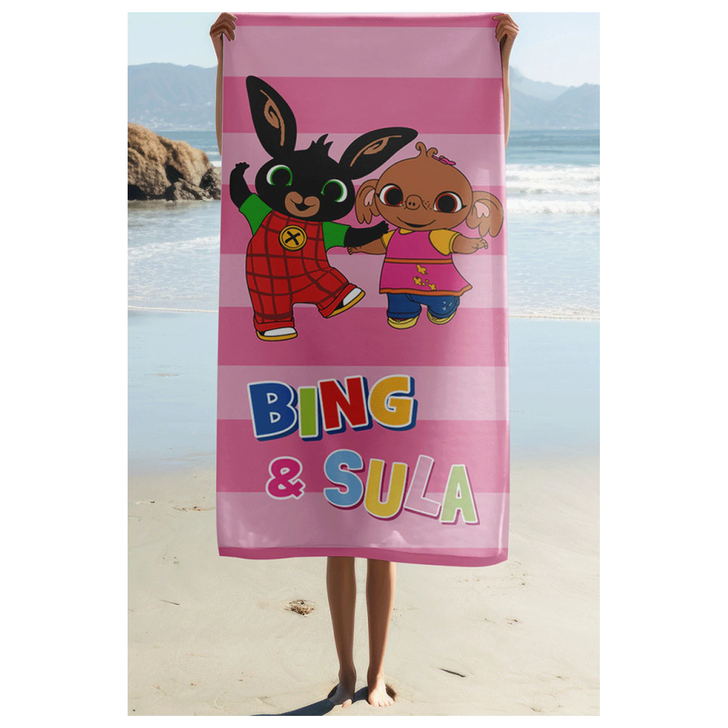 Bing Playing Together Ręcznik 70x140cm zdjęcie produktu