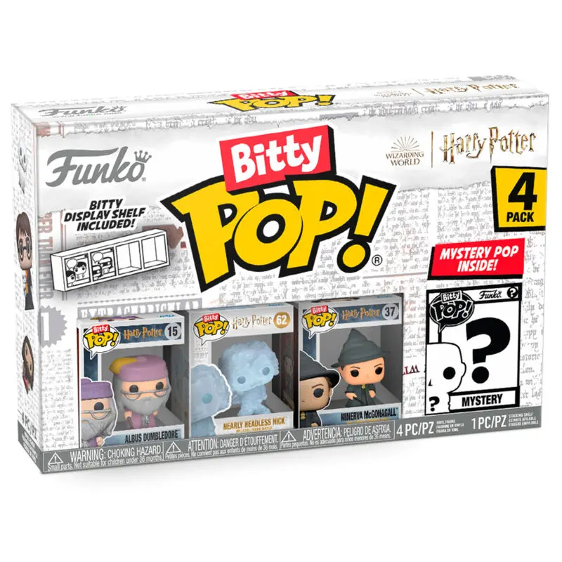 Harry Potter Bitty POP! Figurka Vinyl 4-Pack Dumbledore 2,5 cm zdjęcie produktu