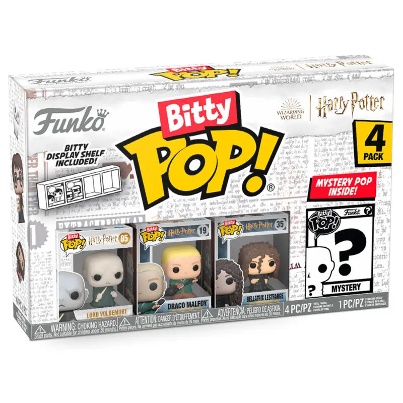 Harry Potter Bitty POP! Figurka Vinyl 4-Pack Voldemort 2,5 cm zdjęcie produktu