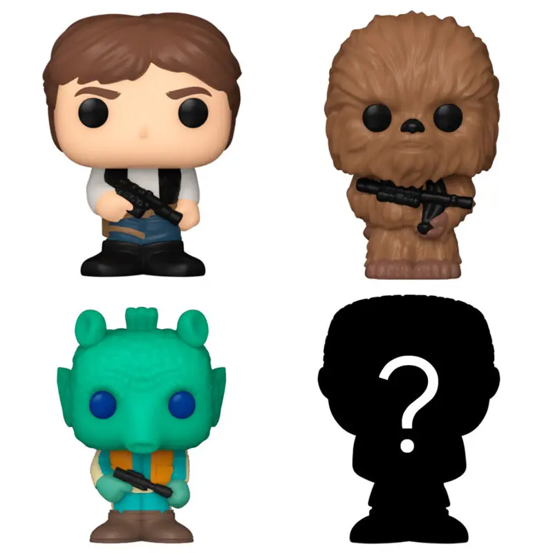 Star Wars Bitty POP! Figurka winylowa 4-Pack Han Solo 2,5 cm zdjęcie produktu