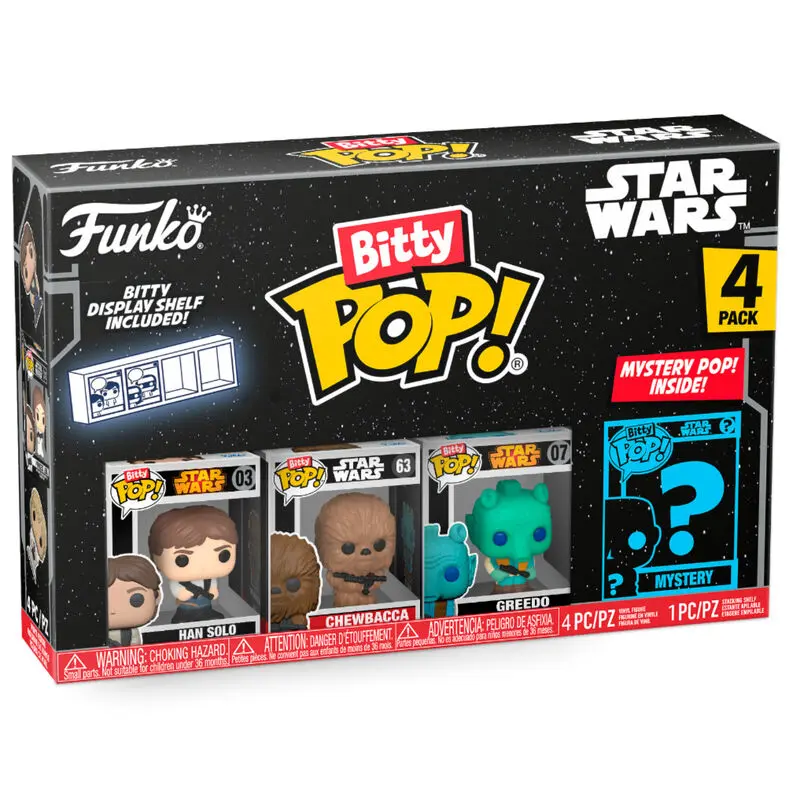 Star Wars Bitty POP! Figurka winylowa 4-Pack Han Solo 2,5 cm zdjęcie produktu