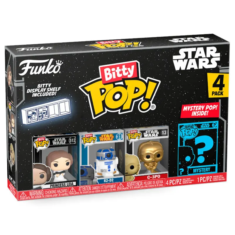 Star Wars Bitty POP! Figurka winylowa 4-Pack Leia 2,5 cm zdjęcie produktu