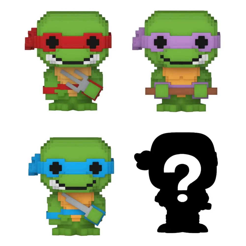 Żółwie Ninja Bitty POP! Figurka Vinyl 4-Pack 8-Bit 2,5 cm zdjęcie produktu