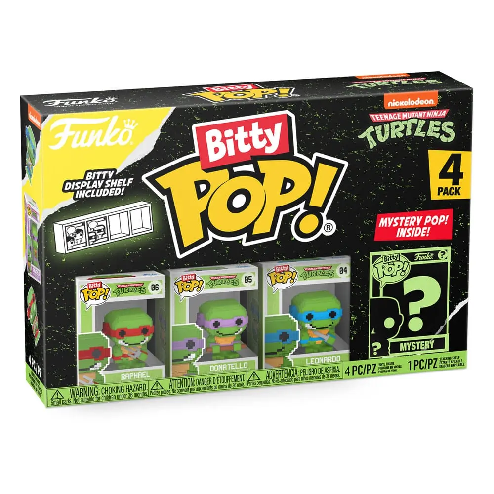 Żółwie Ninja Bitty POP! Figurka Vinyl 4-Pack 8-Bit 2,5 cm zdjęcie produktu