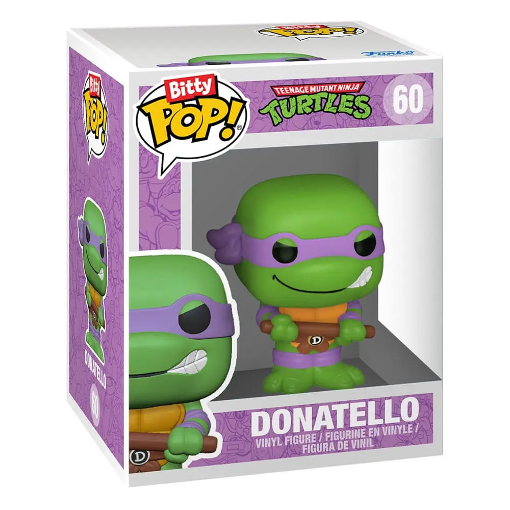 Żółwie Ninja Teenage Mutant Ninja Turtles Bitty POP! Figurka Vinyl 4-Pack Donatello 2,5 cm zdjęcie produktu