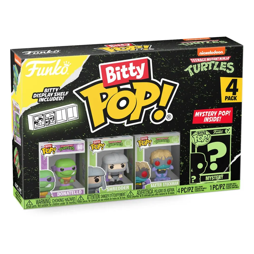 Żółwie Ninja Teenage Mutant Ninja Turtles Bitty POP! Figurka Vinyl 4-Pack Donatello 2,5 cm zdjęcie produktu