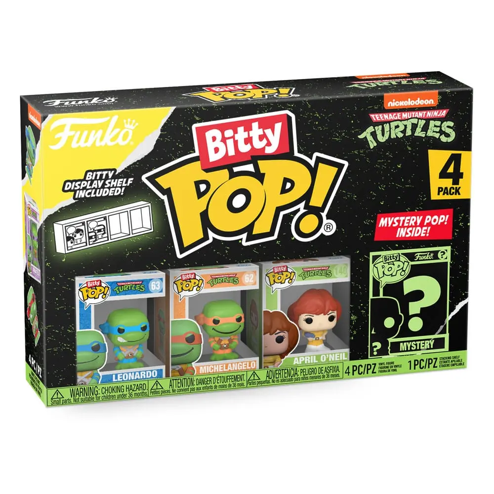 Żółwie Ninja Wojownicze Nastolatki Bitty POP! Figurka Vinyl 4-Pack Leonardo 2,5 cm zdjęcie produktu