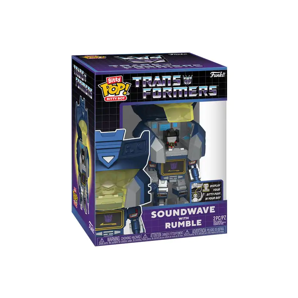 Bitty Funko POP! Figurki Bots - Soundwave 2,5 cm zdjęcie produktu