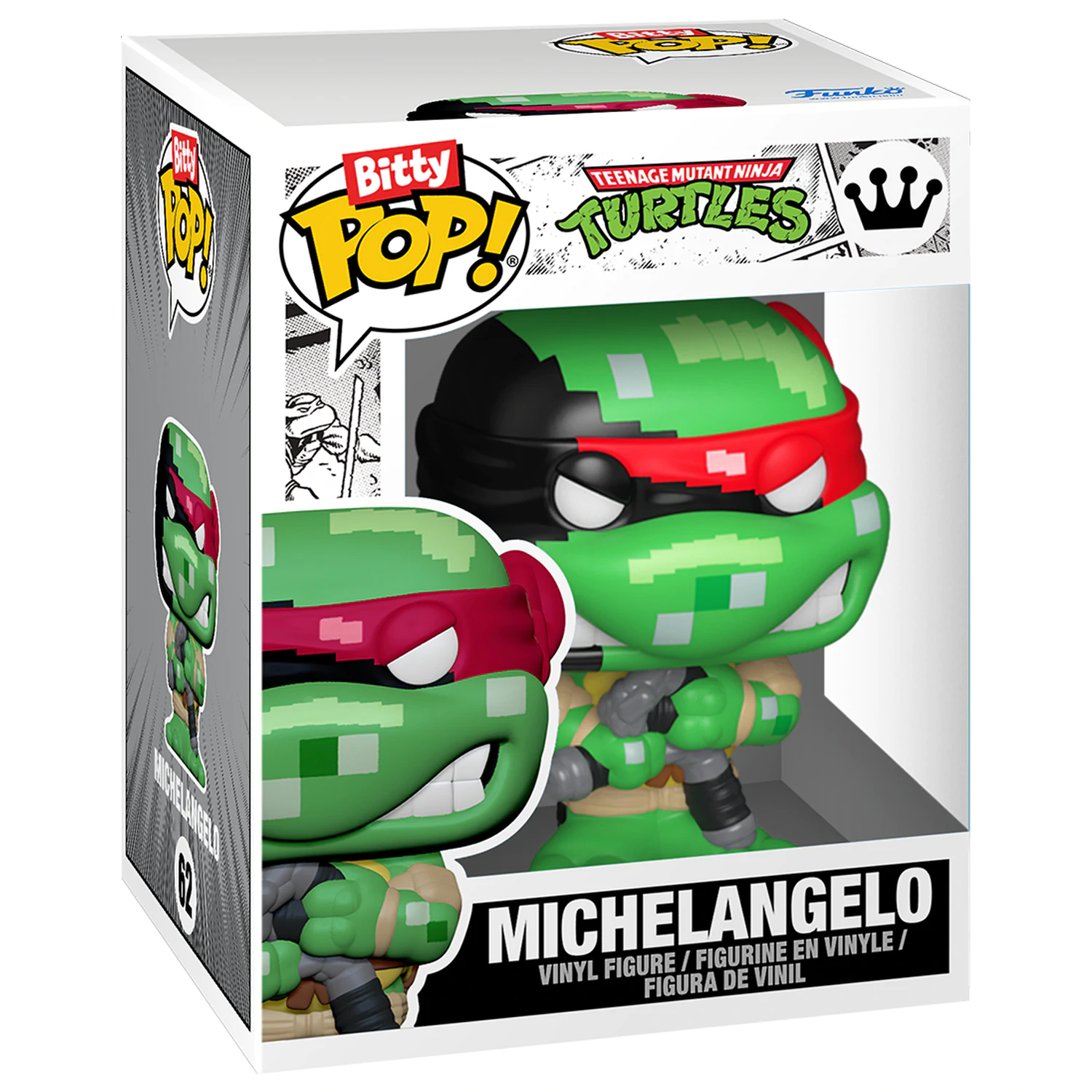 Bitty Funko POP figurka Arcade Teenage Mutant Ninja Turtles zdjęcie produktu