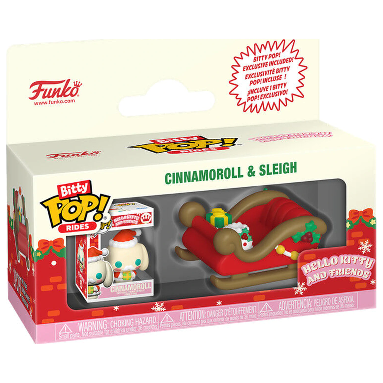 Bitty Funko POP figurka Ride Cinnamoroll i Sleigh zdjęcie produktu
