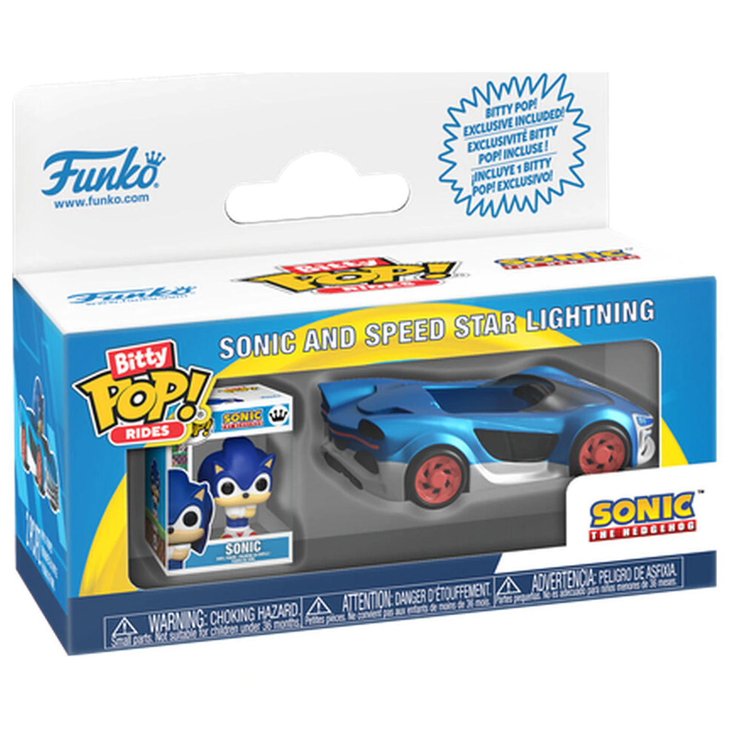 Bitty Funko POP figure Ride Sonic The Hedgehog Sonic and Speed Star z Sonic Lightning zdjęcie produktu