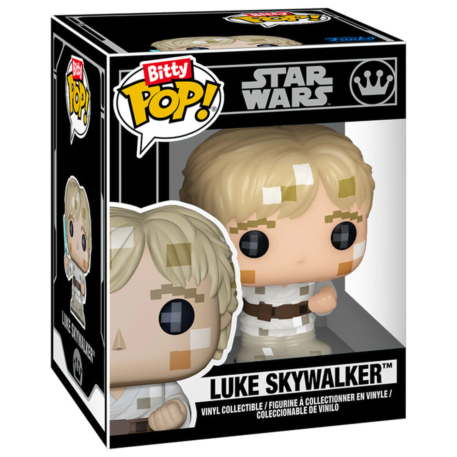 Bitty Funko POP figurka Star Wars 8 Bit Luke Skywalker i Arcade Case zdjęcie produktu