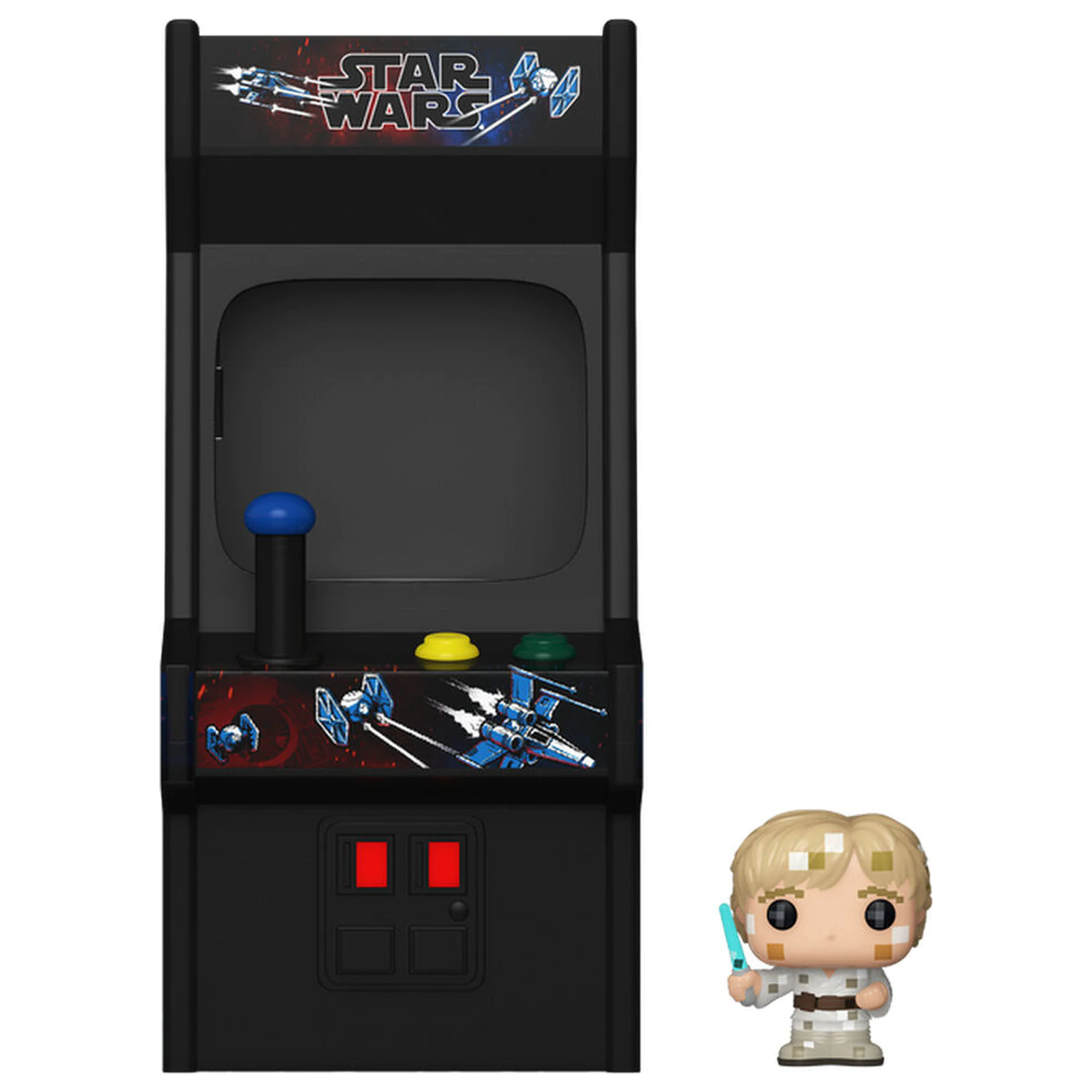 Bitty Funko POP figurka Star Wars 8 Bit Luke Skywalker i Arcade Case zdjęcie produktu