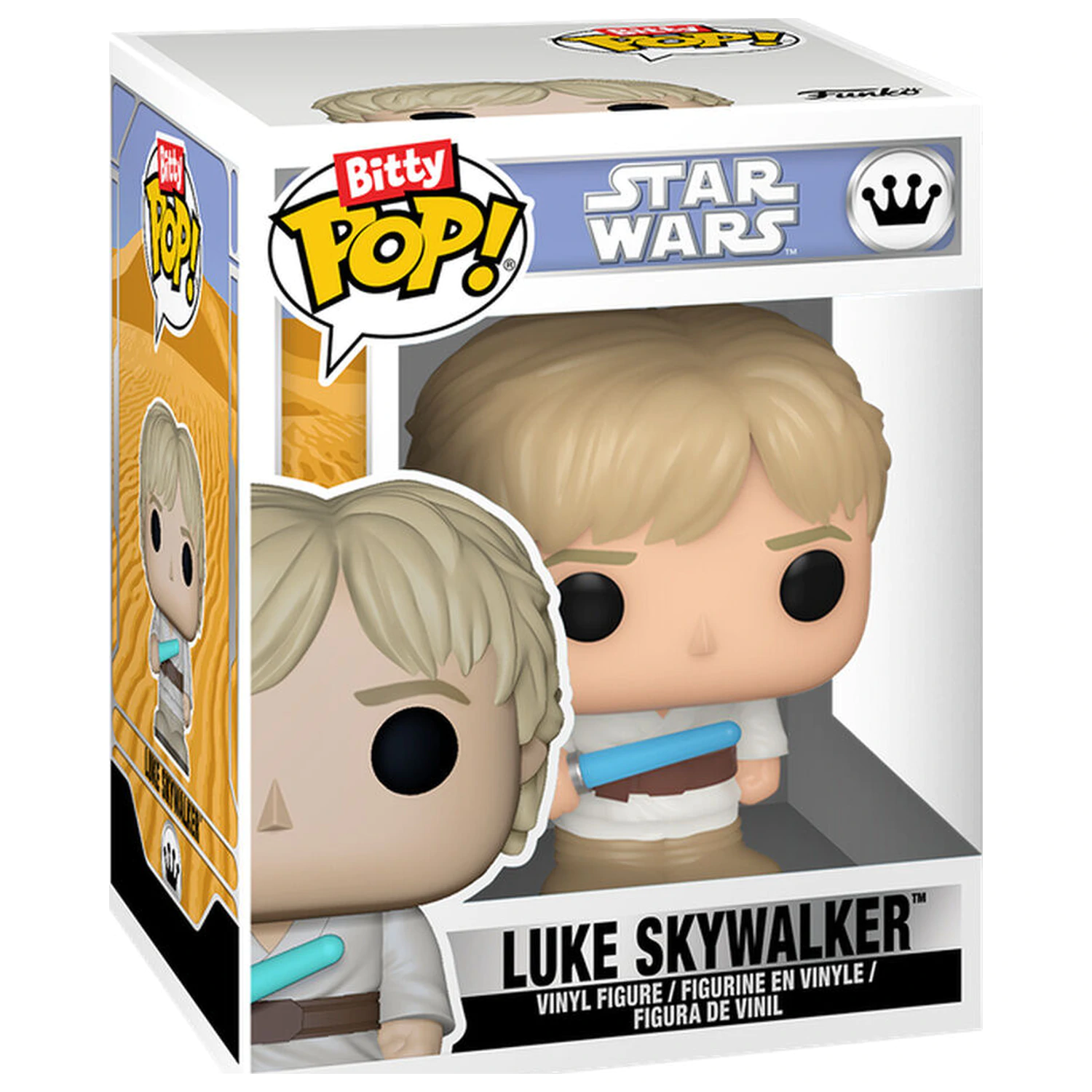Bitty Funko POP figurka Star Wars 8 Bit Luke Skywalker i Arcade Case zdjęcie produktu