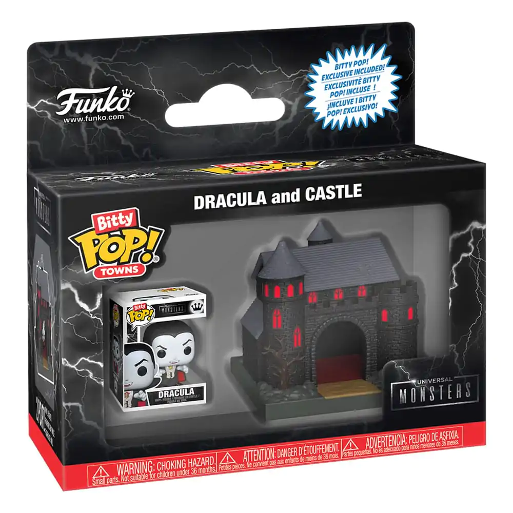 Bitty Funko POP figure Town Universal Monsters Dracula i Zamek zdjęcie produktu