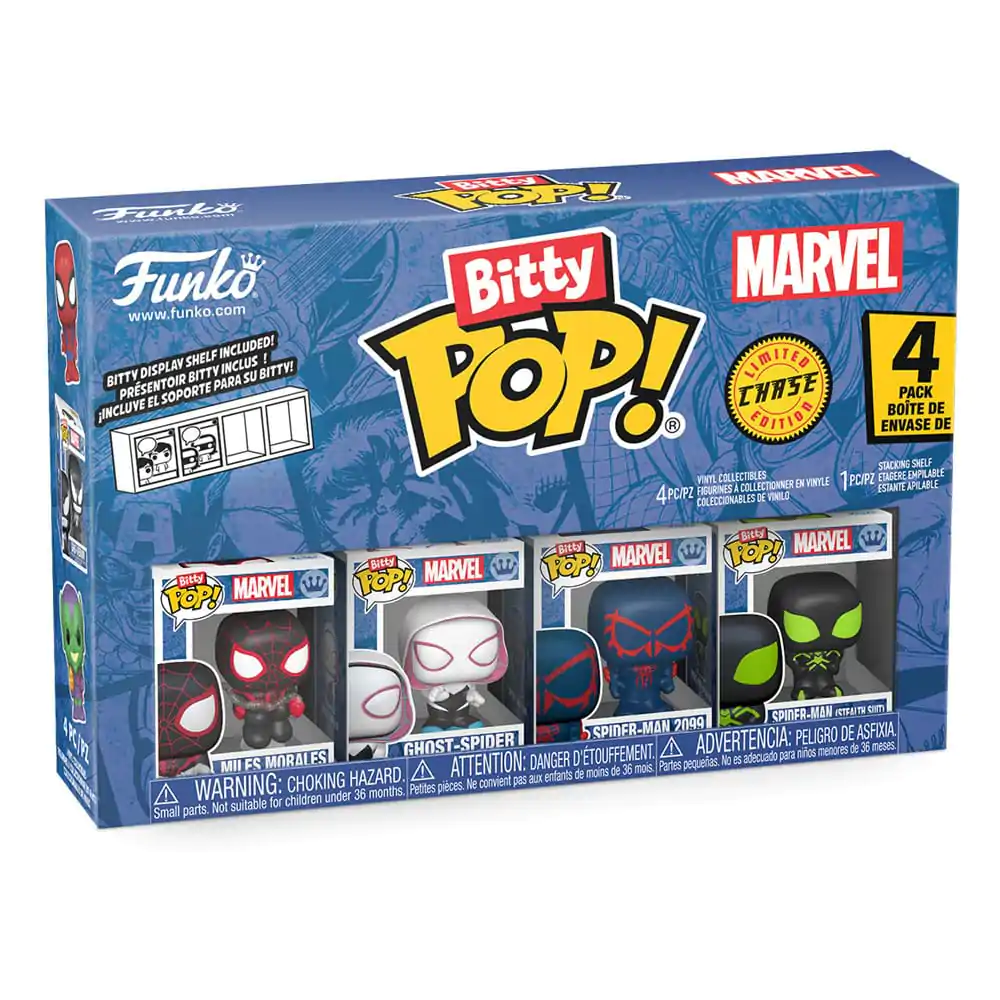 Bitty Funko POP Marvel Spider-Man Miles Vinyl Figure 4-Pack Morales zdjęcie produktu