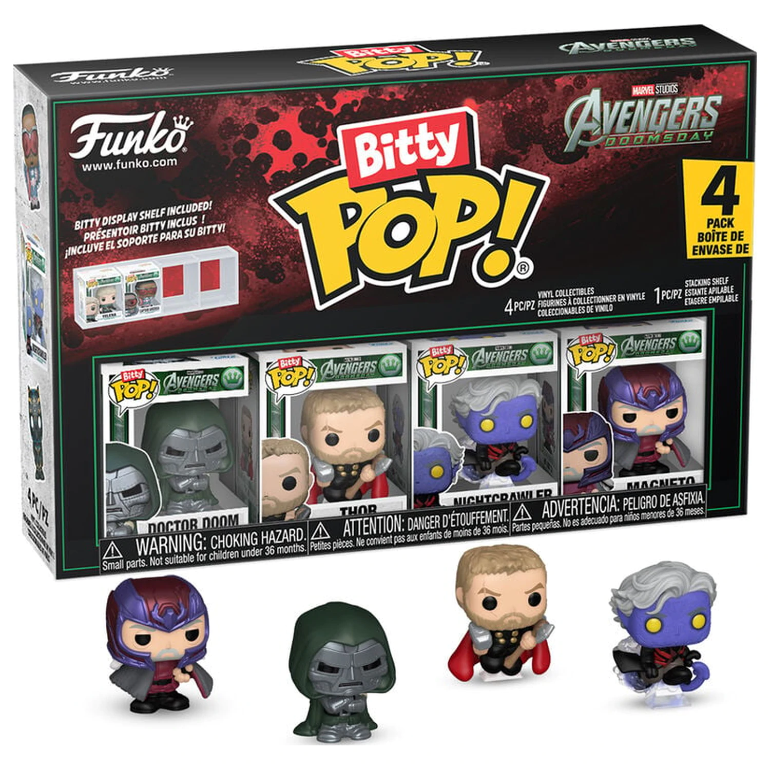 Bitty Funko POP Marvel Studios Avengers zestaw 4 figurek Doomsday zdjęcie produktu