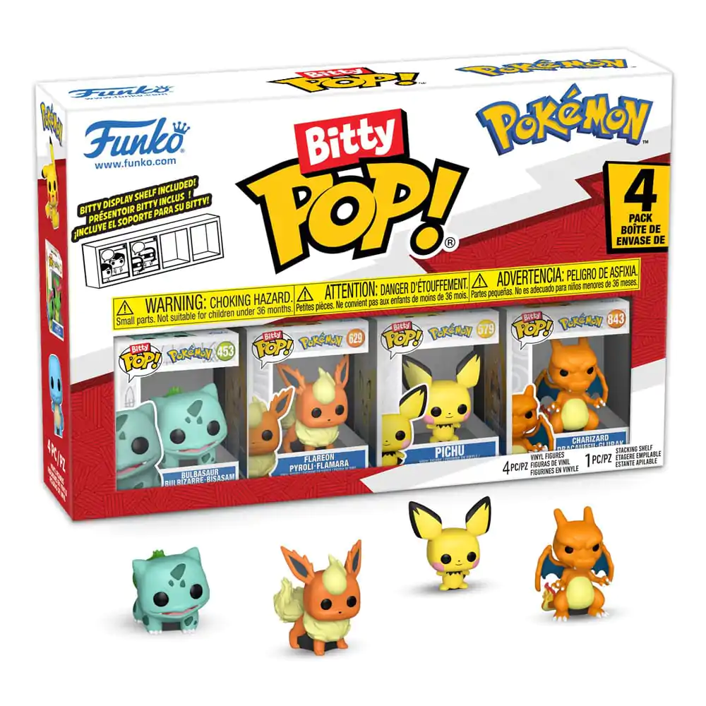 Bitty Funko POP Pokemon Vinyl Figure 4-Pack Bulbasaur zdjęcie produktu