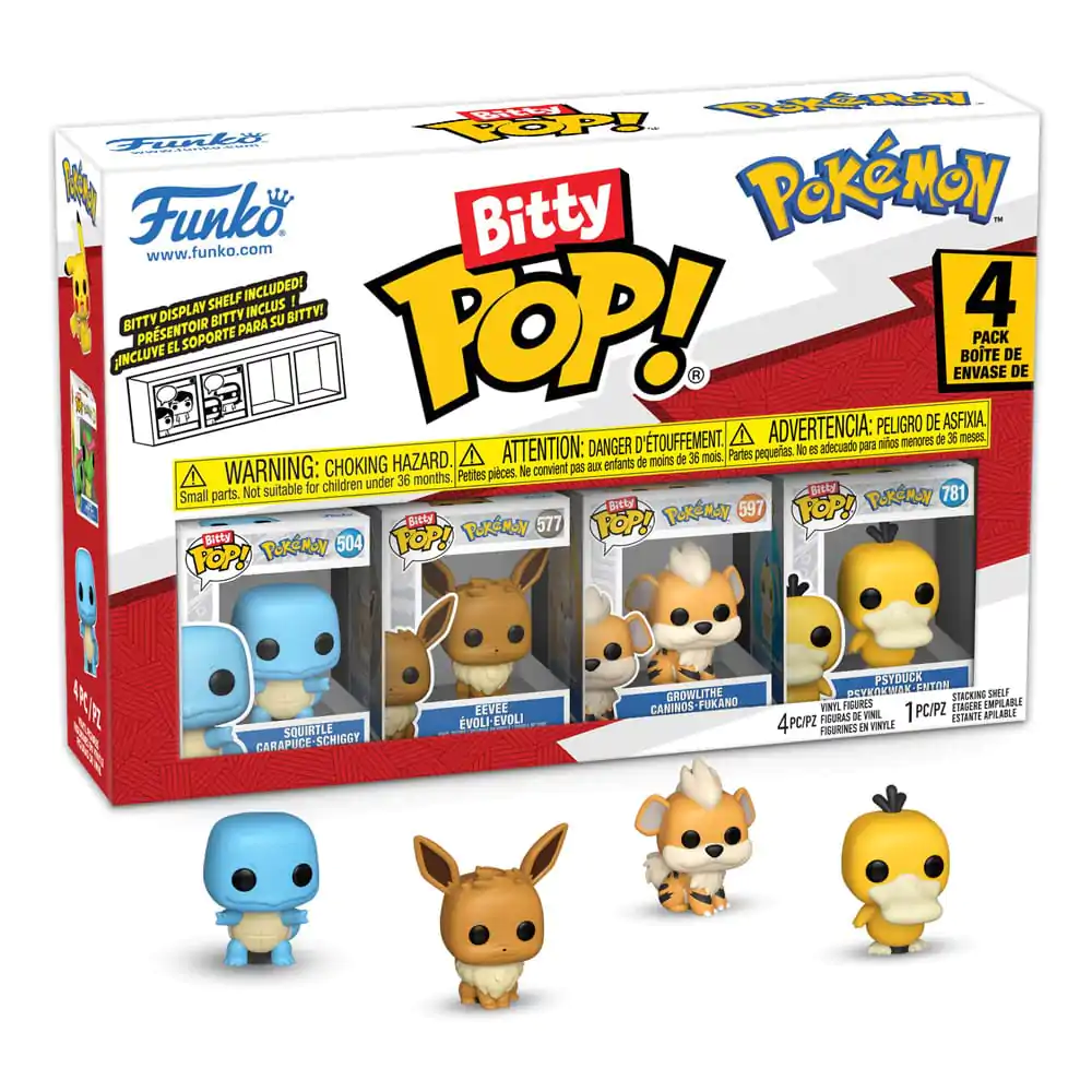 Bitty Funko POP Pokemon Figurka winylowa 4-Pack Squirtle zdjęcie produktu