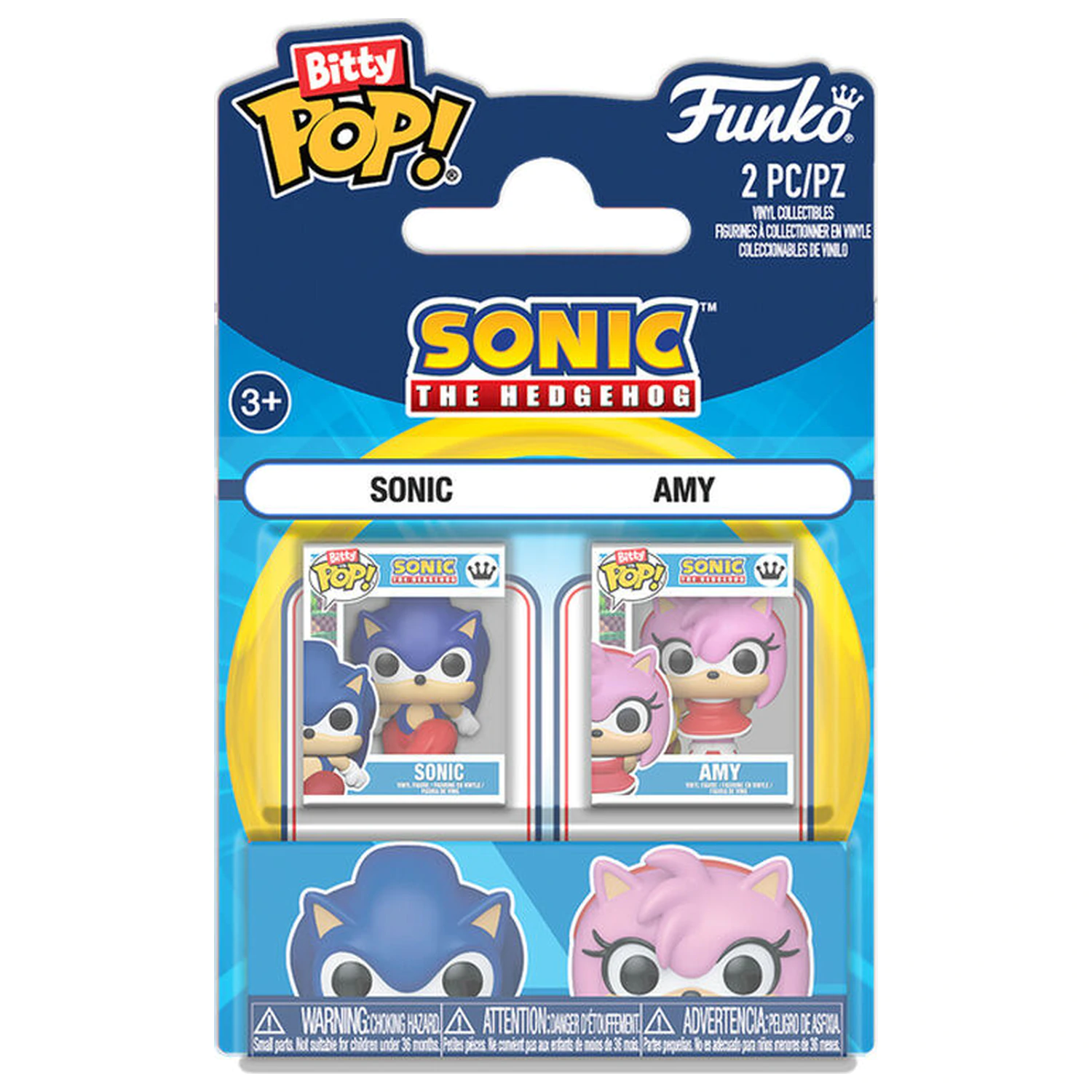 Bitty Funko POP pack 2 figure Sonic The Hedgehog Sonic & Amy Rose zdjęcie produktu