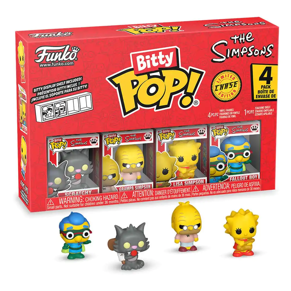 Bitty Funko POP The Simpsons Figurka winylowa 4-Pack Scratchy zdjęcie produktu