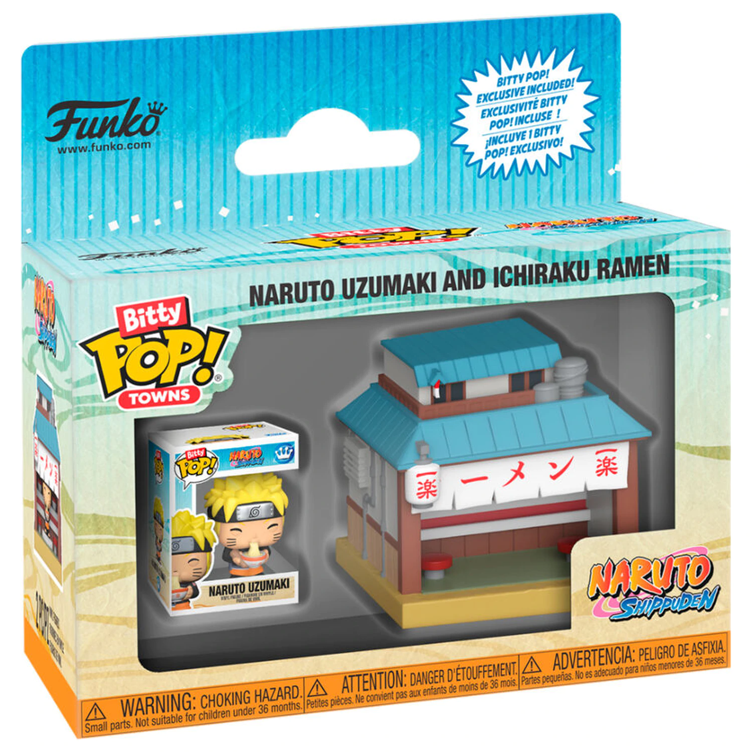 Figurka Bitty Funko POP Town Naruto Shippuden Naruto Uzumaki i Ichiraku Ramen zdjęcie produktu