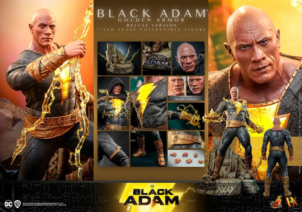 Figurka Akcji Black Adam DX 1/6 Black Adam (Złota Zbroja) Deluxe Version 33 cm zdjęcie produktu