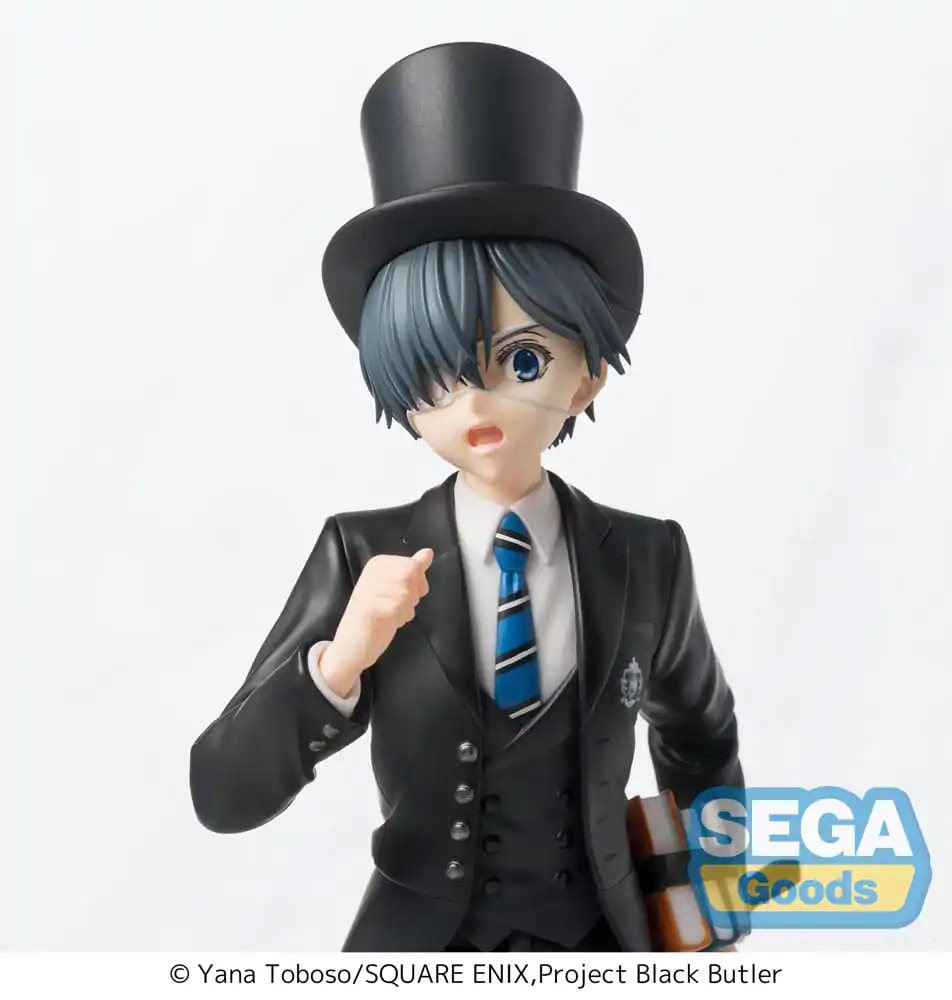 Black Butler: Boarding School Arc Luminasta PVC Statua Ciel Phantomhive 22 cm zdjęcie produktu
