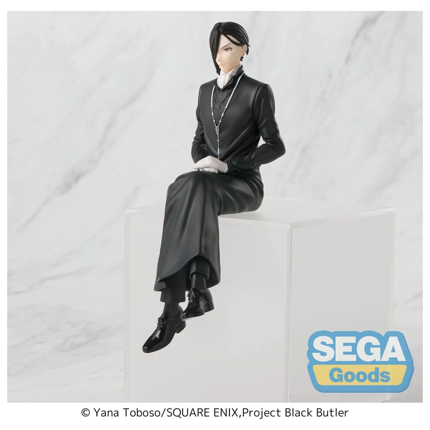 Black Butler: Szkolna Saga PM Perching PVC Statuetka Sebastian Michaelis 16 cm zdjęcie produktu