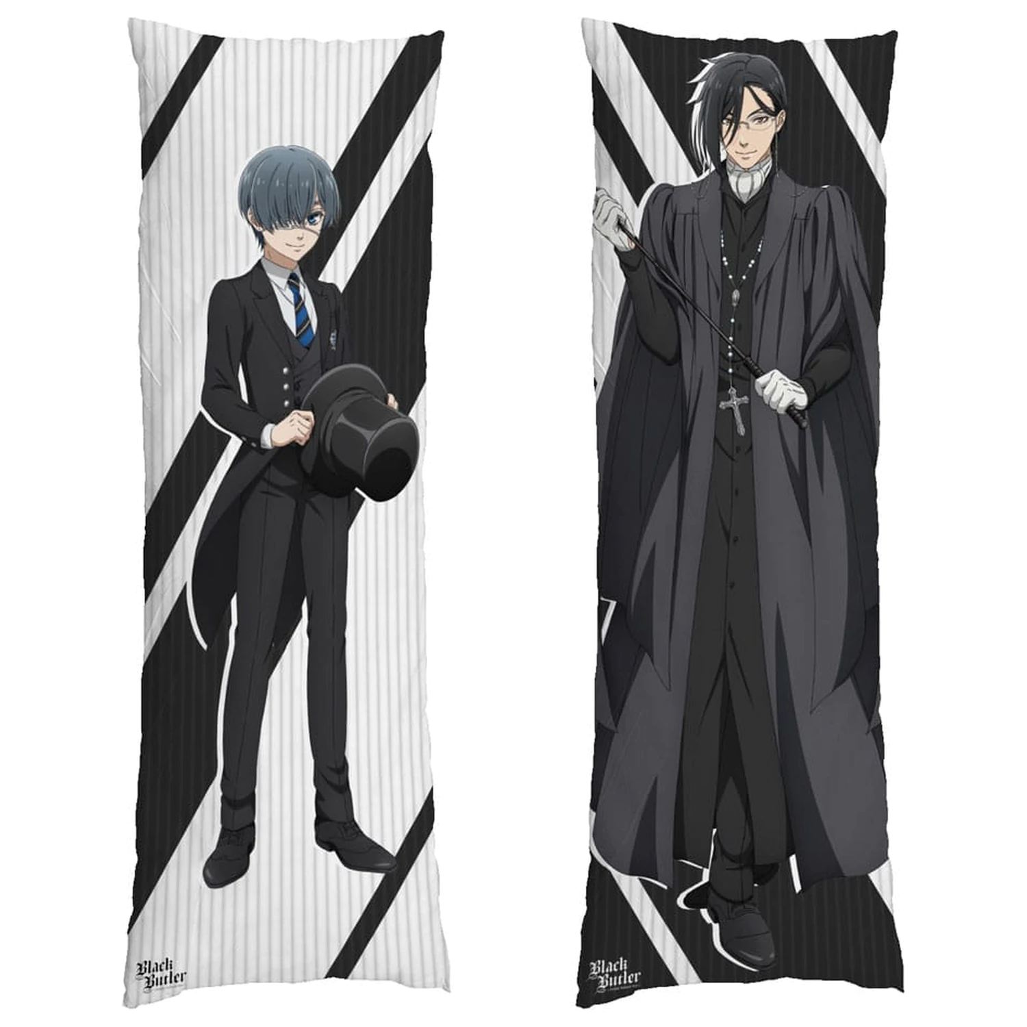 Black Butler Poszewka na poduszkę Dakimakura Sebastian & Ciel 150 x 50 cm zdjęcie produktu