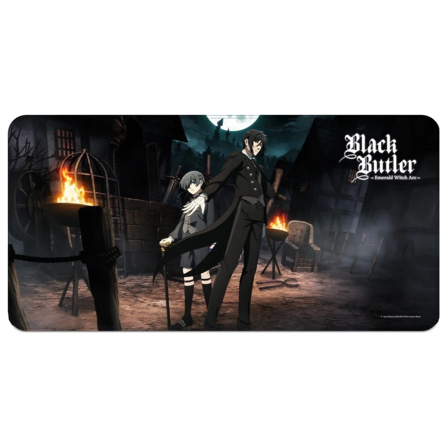 Black Butler: Emerald Witch Arc XXL podkładka pod mysz Sebastian & Ciel 80 x 40 cm zdjęcie produktu