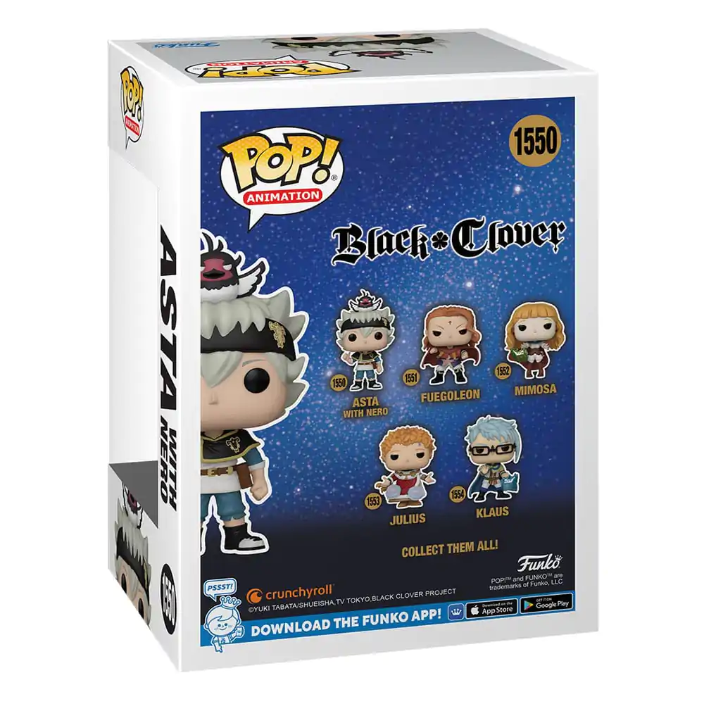 Black Clover POP! Animation Figurka Winylowa Asta z Nero 9 cm zdjęcie produktu