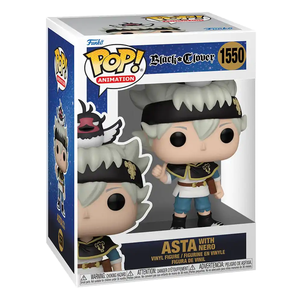 Black Clover POP! Animation Figurka Winylowa Asta z Nero 9 cm zdjęcie produktu