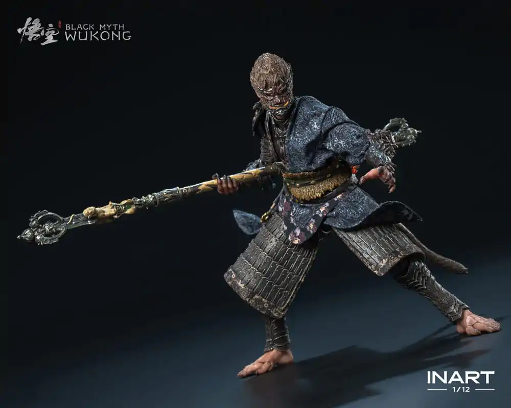Black Myth: Wukong Figurka Akcji 1/12 Wybraniec w Zestawie Brązowej Zbroi Wersja Deluxe 16 cm zdjęcie produktu