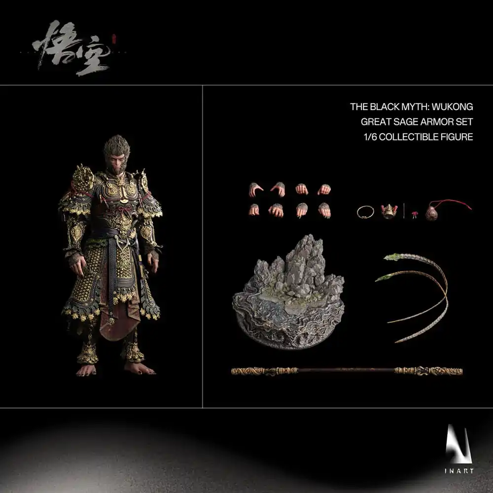 Black Myth: Wukong Figurka Akcji 1/6 Great Sage Armor Wukong 40 cm zdjęcie produktu